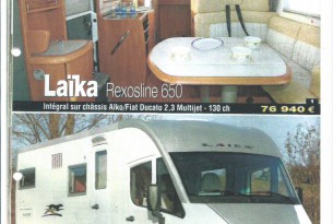 Camping-car intégral Laika Rexosline 650 full